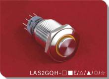 Кнопка с кольцевой подсветкой LAS2GQH-E (серия LAS2GQ)
