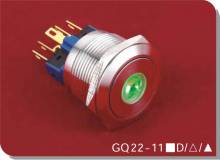 Кнопка с точечной подсветкой GQ22-11D (серия LAS1-BGQ)