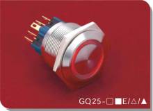 Кнопка с кольцевой подсветкой GQ25-E (серия LAS1-BGQ)