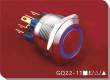 Кнопка с кольцевой подсветкой GQ22-11E (серия LAS1-BGQ)